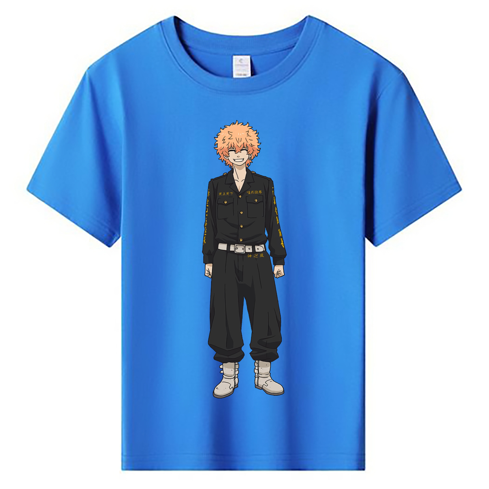 （画像用） 東京リベンジャーズ Tokyo Revengers 綿100％キッズTシャツ（フロントプリント）
